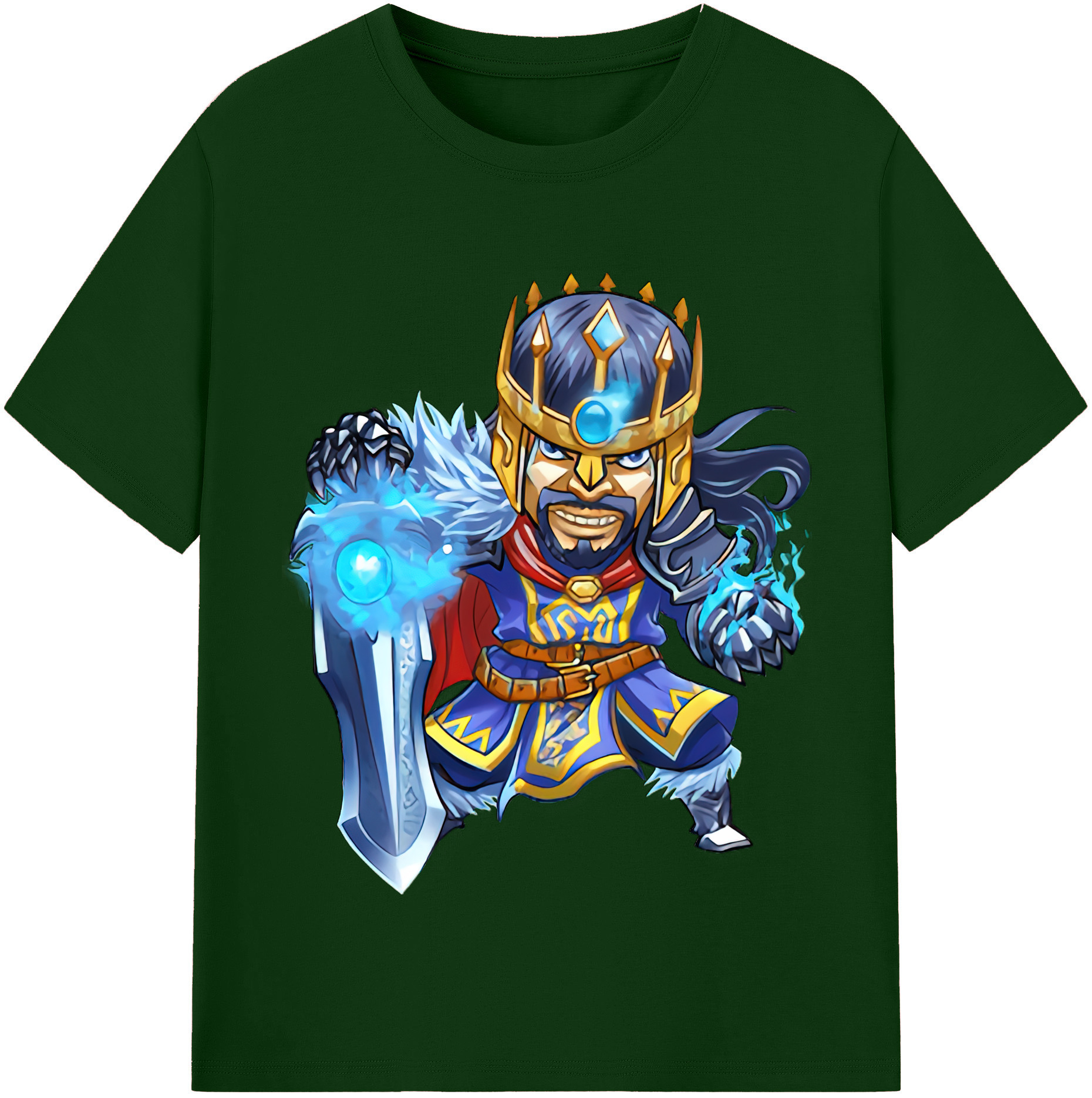 リーグ・オブ・レジェンド League of Legends LOL 綿100％半袖Tシャツ（フロントプリント）